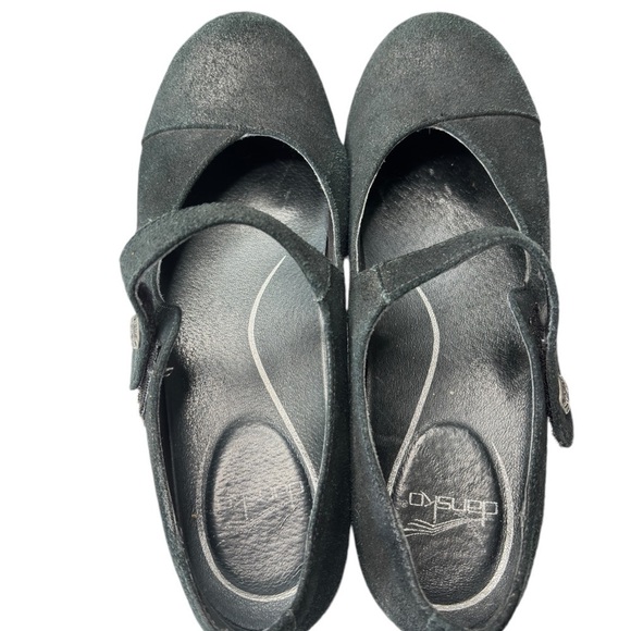 Dansko Black Nappa Opal Mary Jane Comfort Work Shoes Flats Sz EU 39 US 8.5 / 9 - Picture 8 of 11